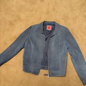 Isaac Mizrahi Charcoal Jean Jacket